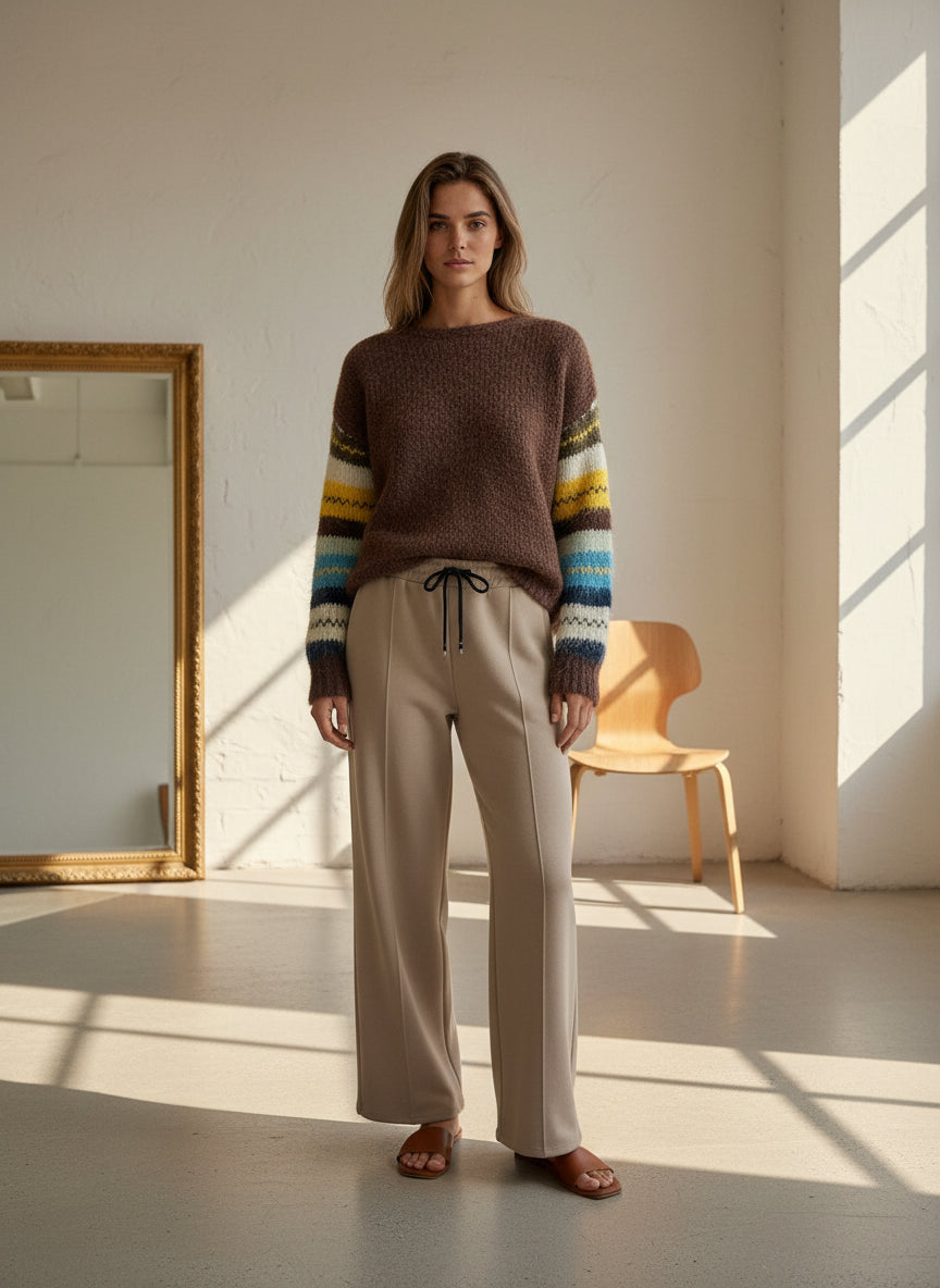 Beige Italian Trousers